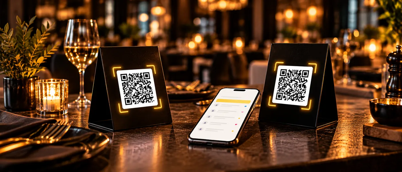 Aufsteller und Telefon mit Wunschformular